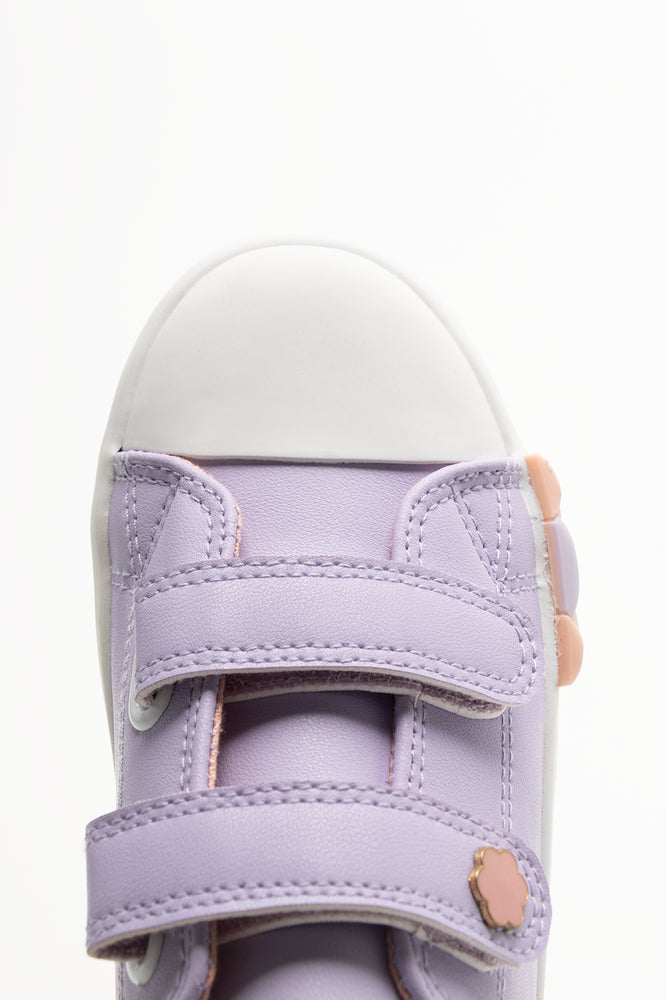 Flower Sneakers Purple (4)