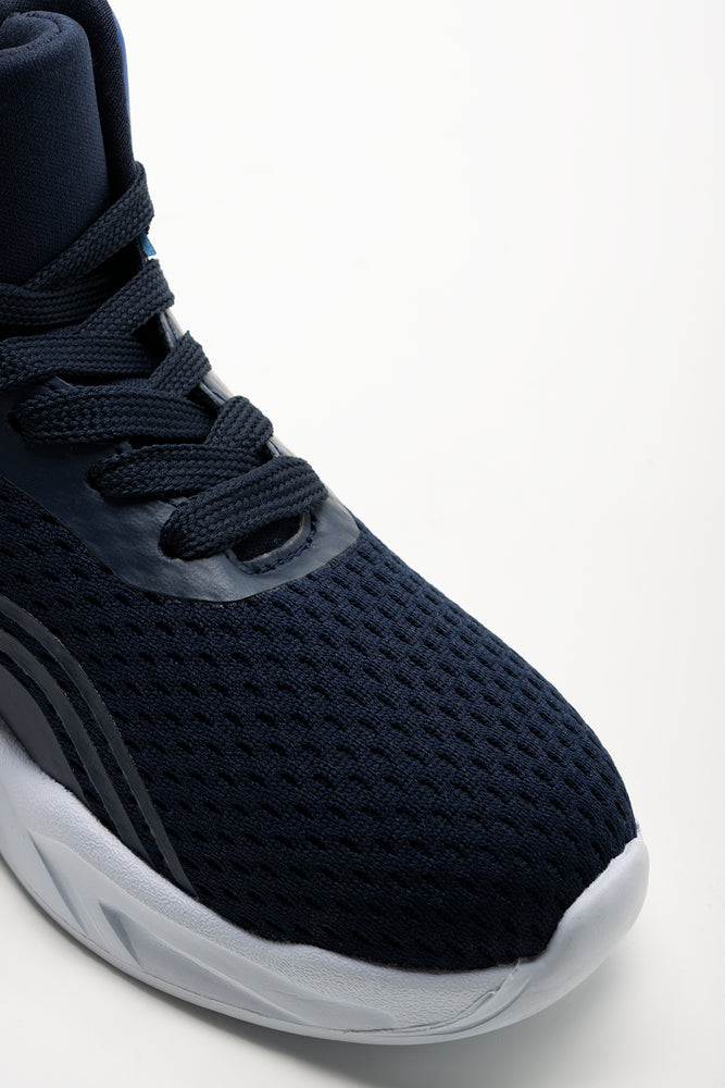 Light Up High Top Sneakers Navy (2)