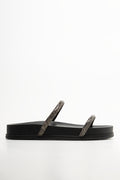 Diamante Sandals Black (1)