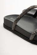 Diamante Sandals Black (3)