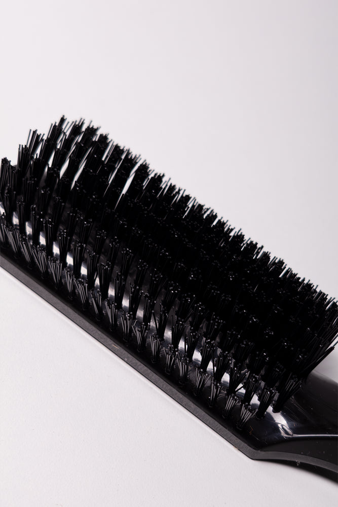 Hair Brush Firm Bristle Black