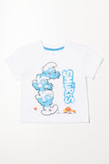 Smurfs Short Sleeve T-Shirt White