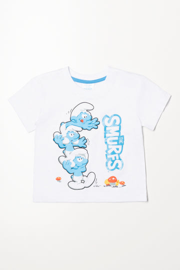 Smurfs Short Sleeve T-Shirt White