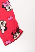 Minnie Mouse And Friends 2 Pack Cropped Leggings Red And Light Pink (2)