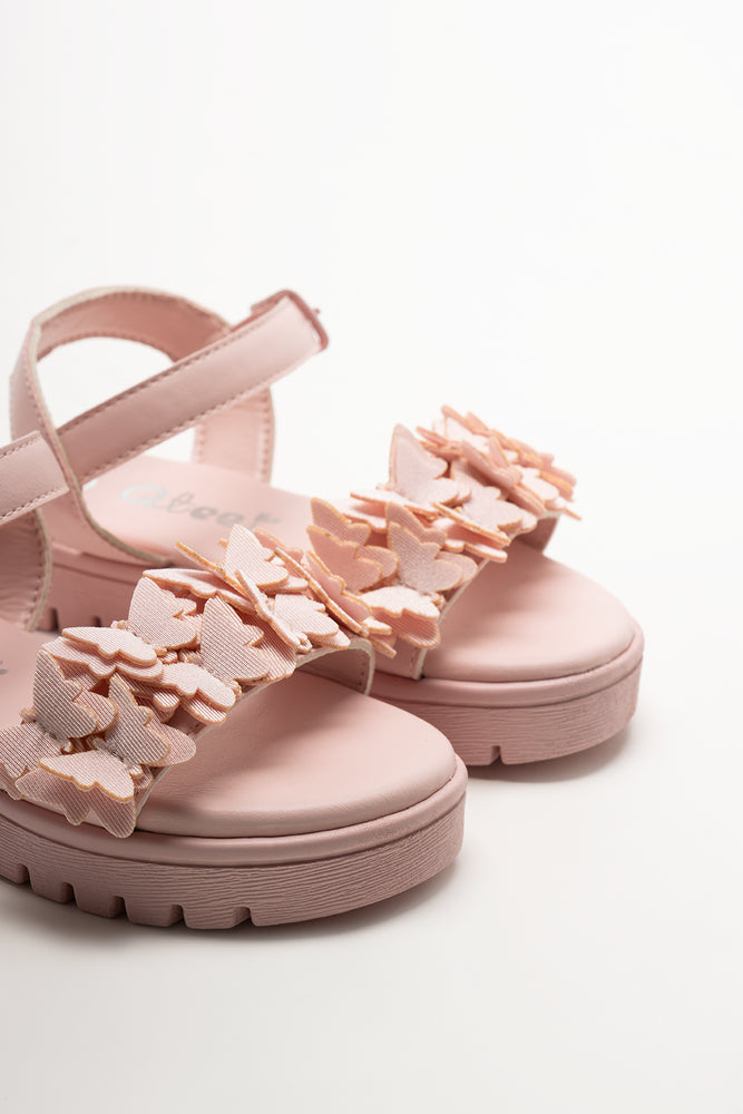 Butterfly Sandals Pink (2)