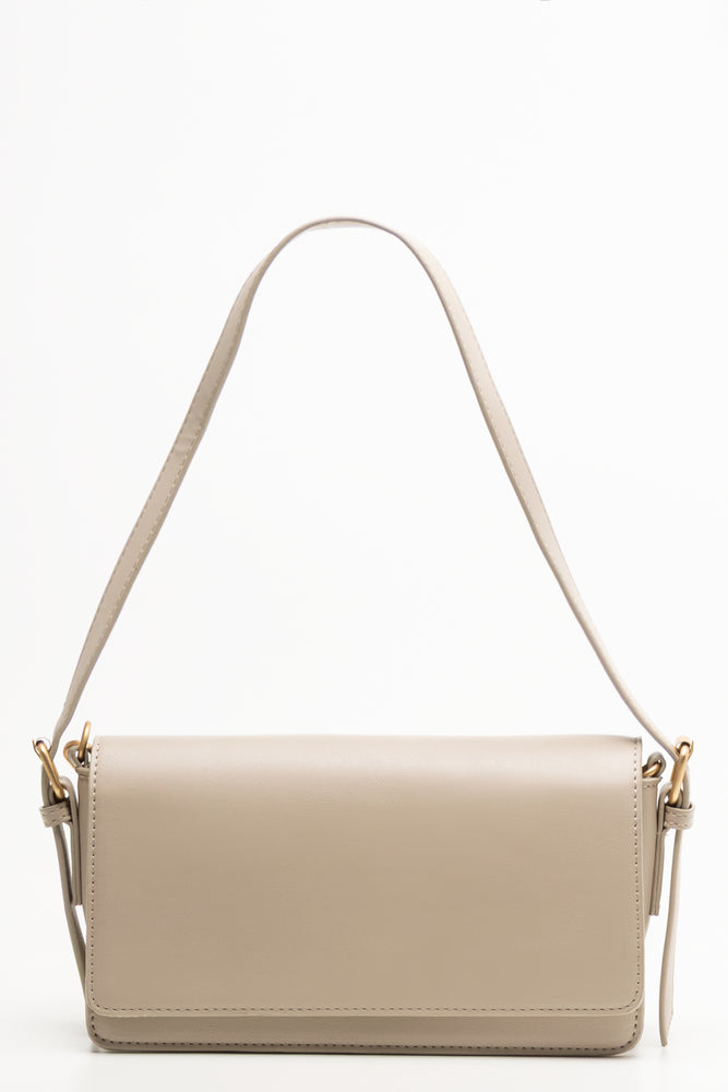 Longer Length Clutch Bag Natural