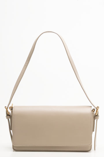 Longer Length Clutch Bag Natural