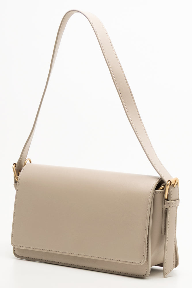 Longer Length Clutch Bag Natural