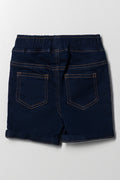 Denim Shorts Dark Blue (2)