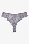 3 Pack Lace Thongs Lilac And Light Green (3)