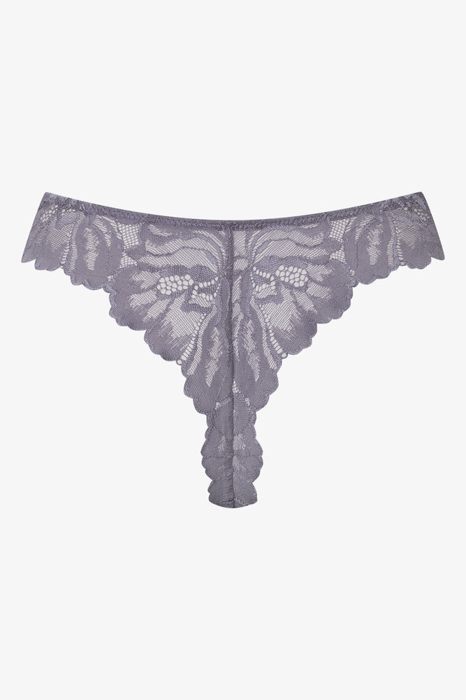 3 Pack Lace Thongs Lilac And Light Green (3)