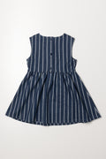 Denim Bow Dress Blue (2)