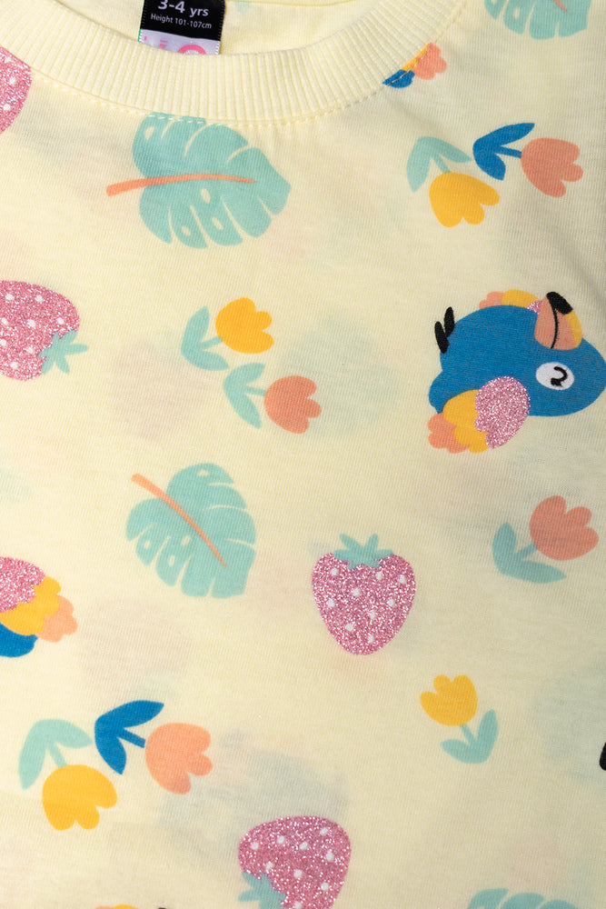 Short Sleeve T-Shirt Yellow (1)