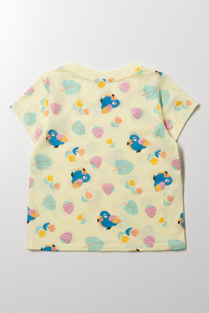 Short Sleeve T-Shirt Yellow (2)