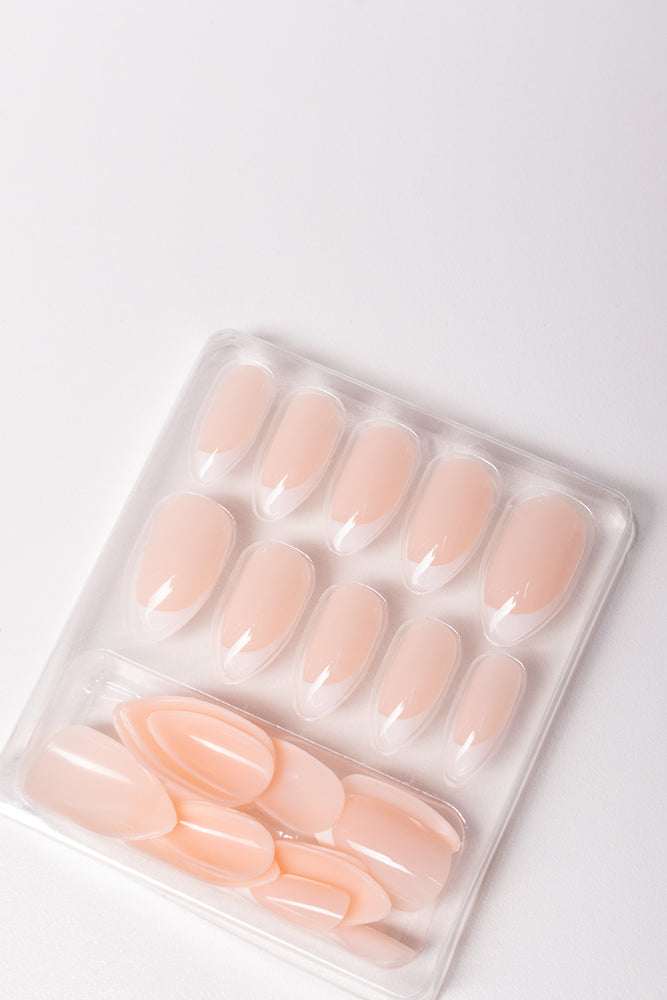 French Tips Press On Nails