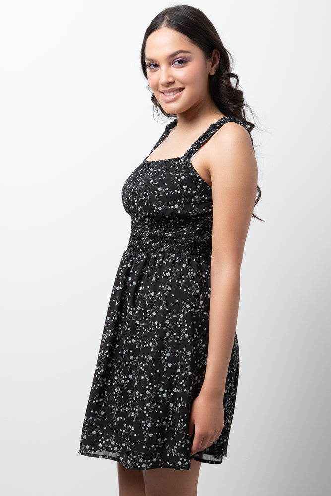 Fit And Flare Dress Multi (1)