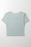 Fitted Baby T-Shirt Green (2)