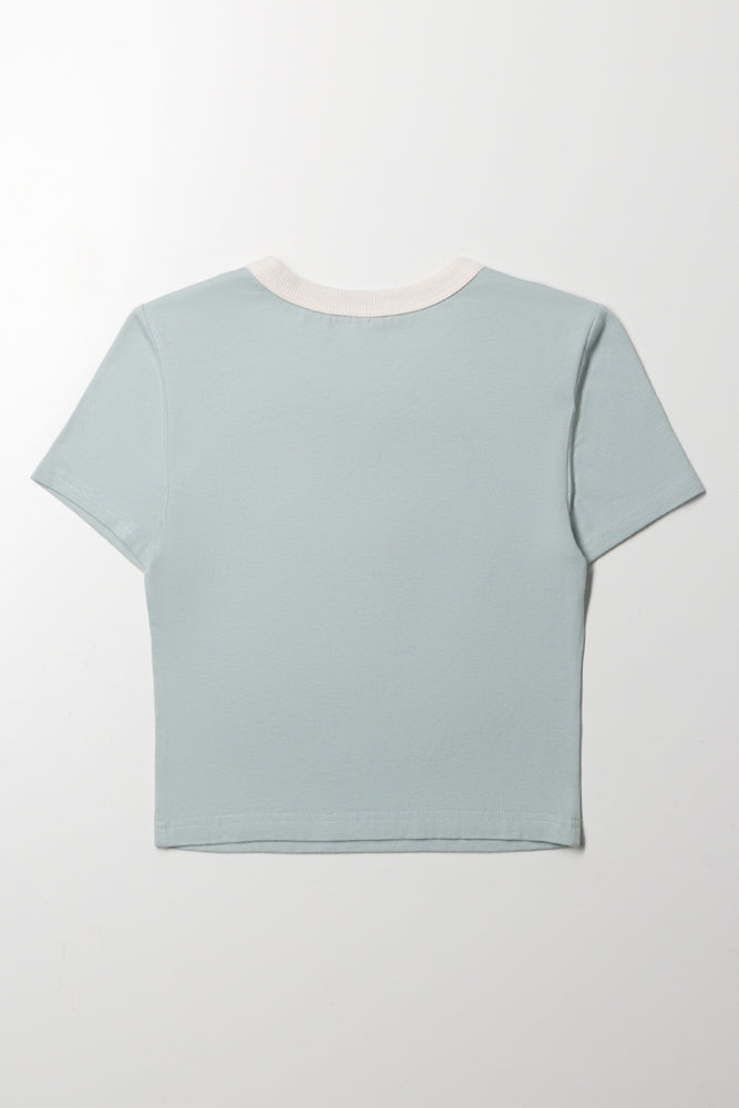 Fitted Baby T-Shirt Green (2)