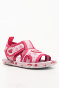 Heart Sandals Pink (1)