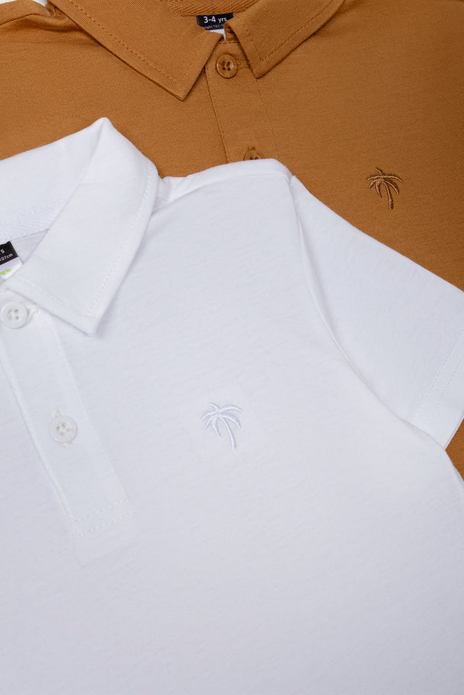 2 Pack Golfers White And Natural