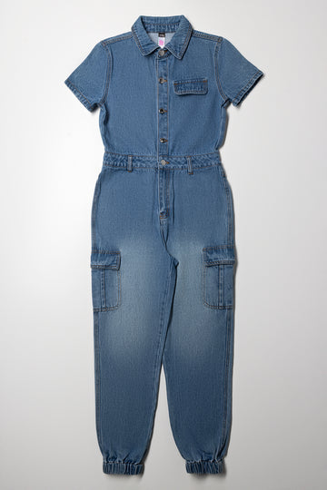 Denim Jumpsuit Blue