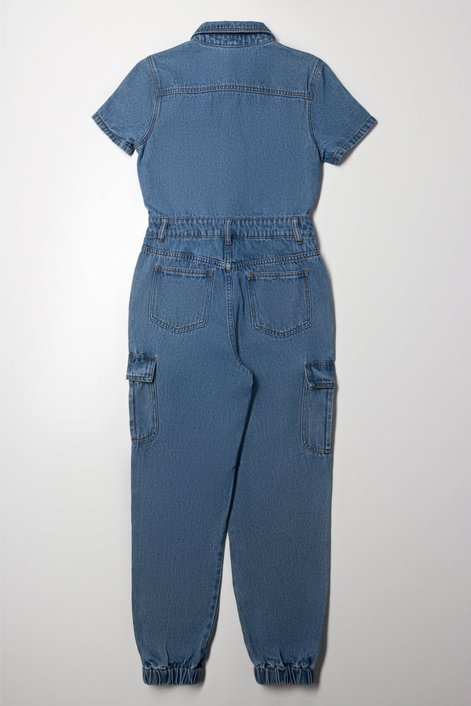 Denim Jumpsuit Blue (2)