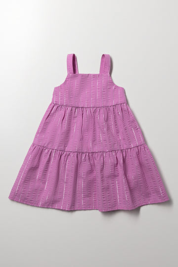 A-Line Bow Dress Lilac