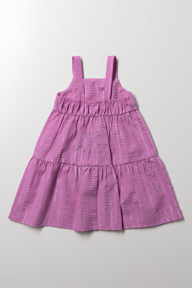 A-Line Bow Dress Lilac (2)