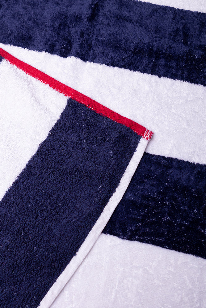 Stripe Beach Towel Navy