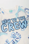 New To The Crew Romper Cream (1)