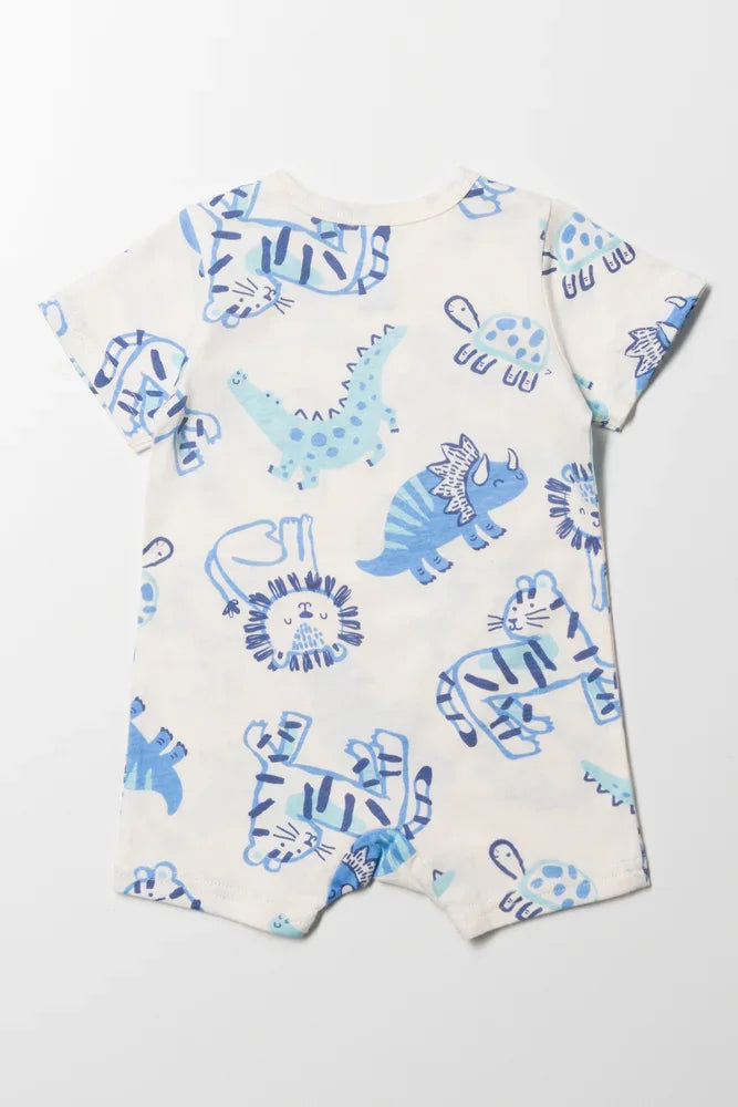 New To The Crew Romper Cream (2)