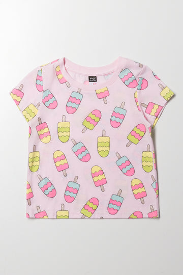 Ice Cream T-Shirt Light Pink