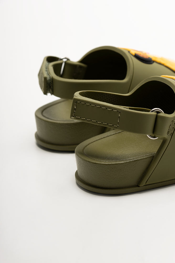 Simba Slides Dark Green And Yellow (3)