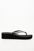 Platform Flip Flop Black (1)