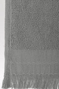 Fringed Guest Towel Grey (1)