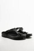 Thong Moulded Sandals Black