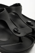 Thong Moulded Sandals Black (2)