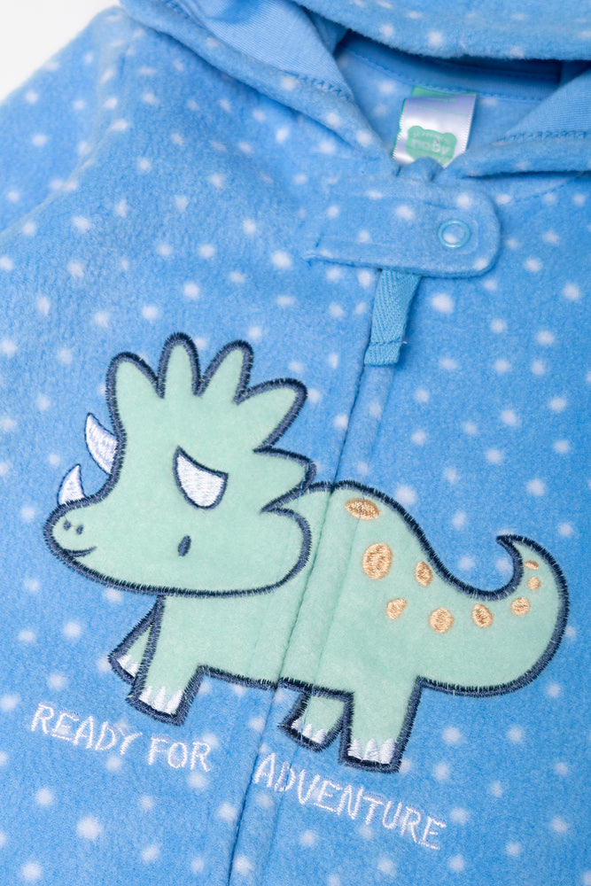 Dinosaur Babygrow Blue (1)