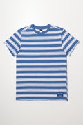 Stripe Short Sleeve T-Shirt Blue
