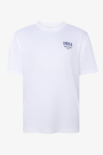 Loose Fit Short Sleeve T-Shirt White