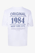 Loose Fit Short Sleeve T-Shirt White (1)