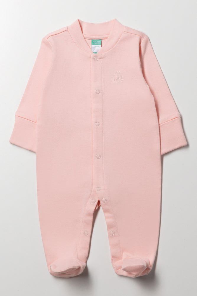 Interlock Babygrow Pink