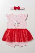 Hello Kitty Tutu Romper Set Pink