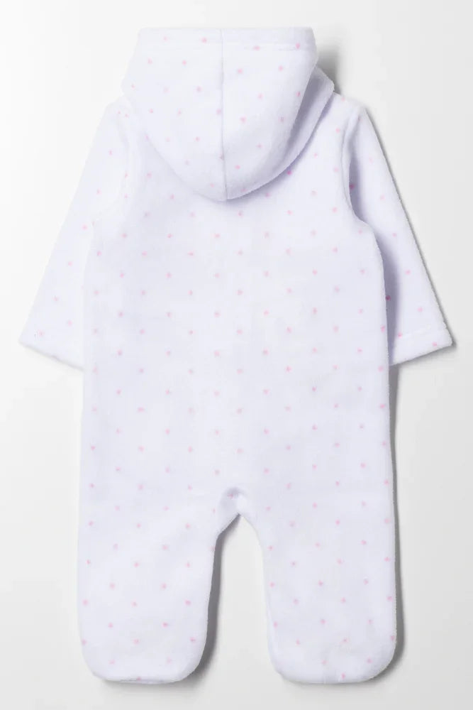 Rainbow Babygrow White (2)