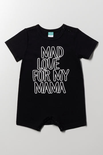 Mad Love Romper Black