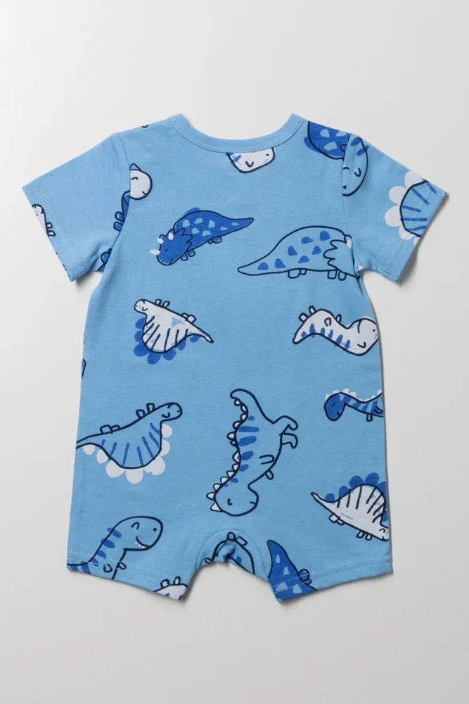Roar Romper Blue (2)
