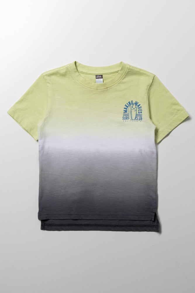 Tie Dye Short Sleeve T-Shirt Green