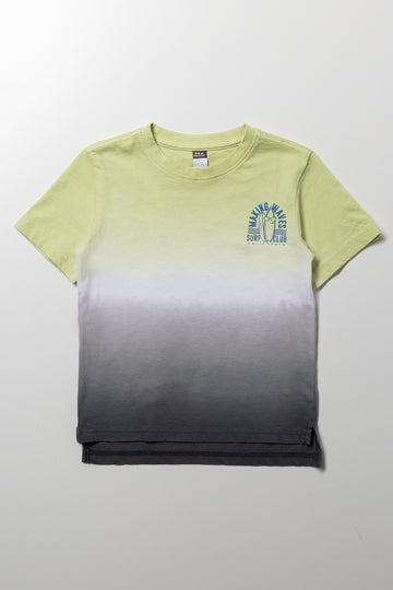 Tie Dye Short Sleeve T-Shirt Green