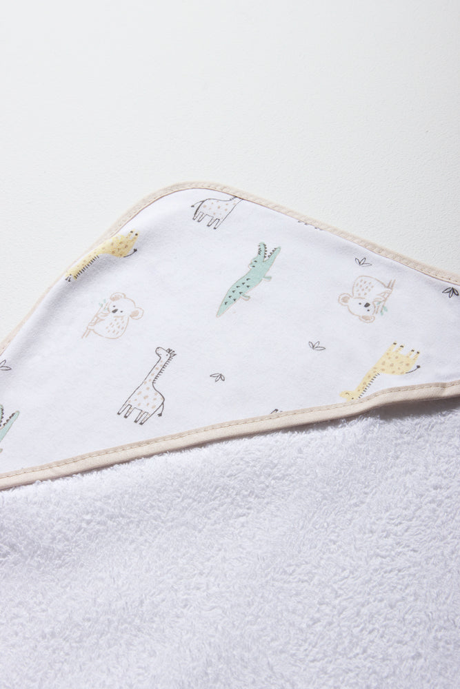Safari Hooded Towel White (1)