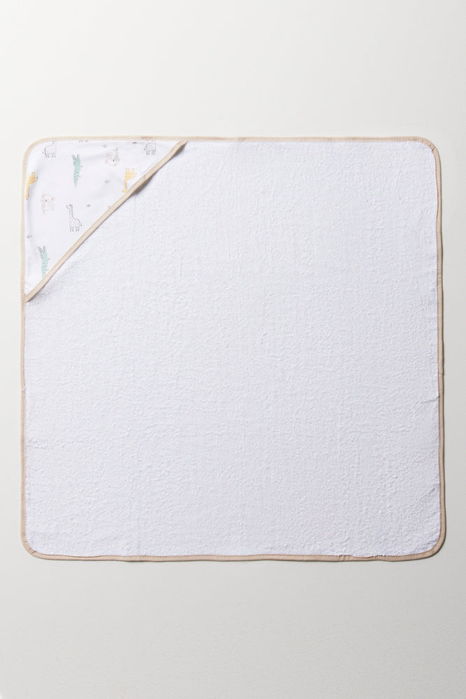 Safari Hooded Towel White (2)